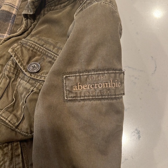 Abercrombie SMALL  elk lake jacket military - Picture 6 of 8